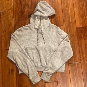 H&M Basics Cropped Hoodie